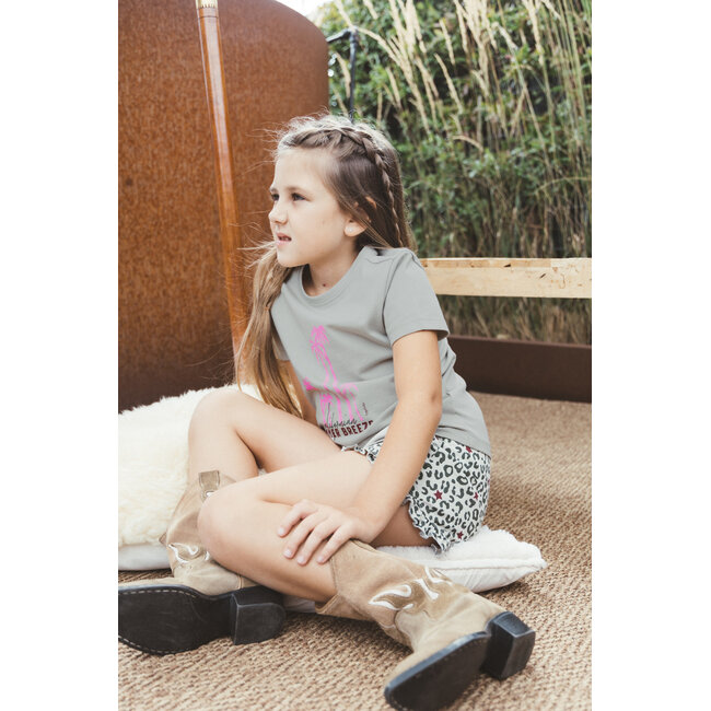 Tygo & Vito - T-shirt Tara - Pebble Stone