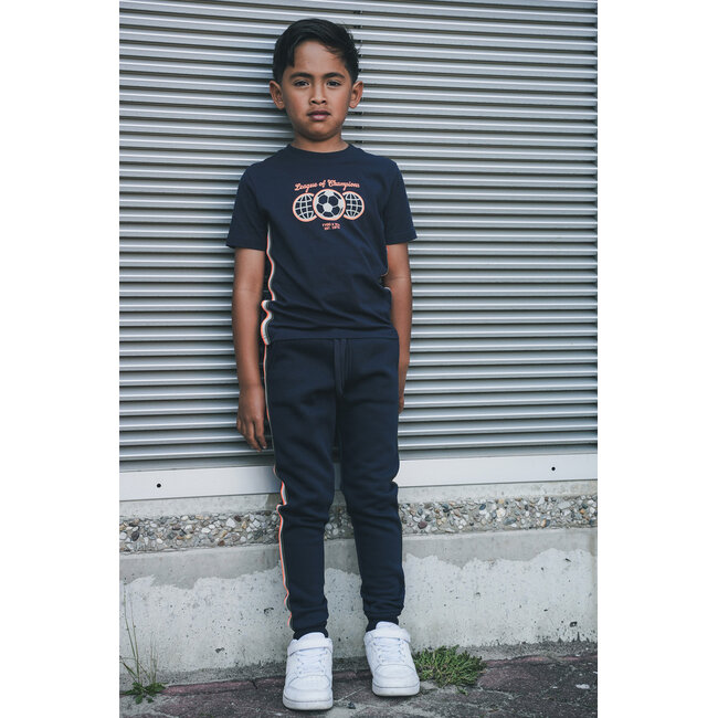 Tygo & Vito - T-shirt Wessel  -  Navy