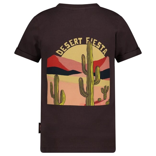 Sturdy - T-shirt Donkerbruin - Desert Fiesta