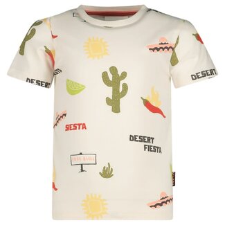 Sturdy Sturdy - T-shirt AOP Offwhite - Desert Fiesta