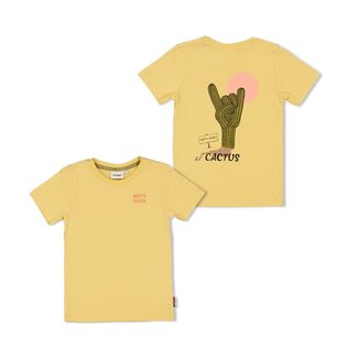 Sturdy Sturdy - T-shirt met Backprint Geel - Desert Fiesta