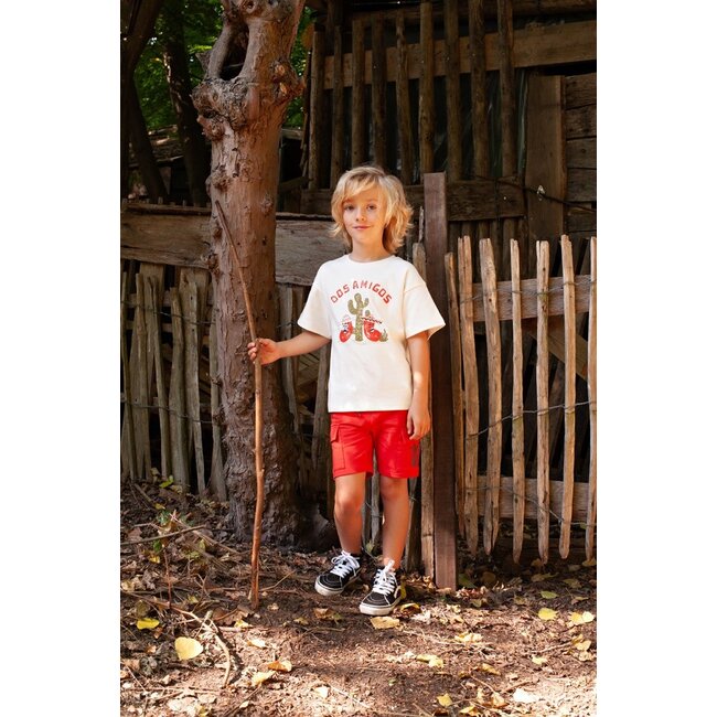 Sturdy - T-shirt Oversized Offwhite - Desert Fiesta