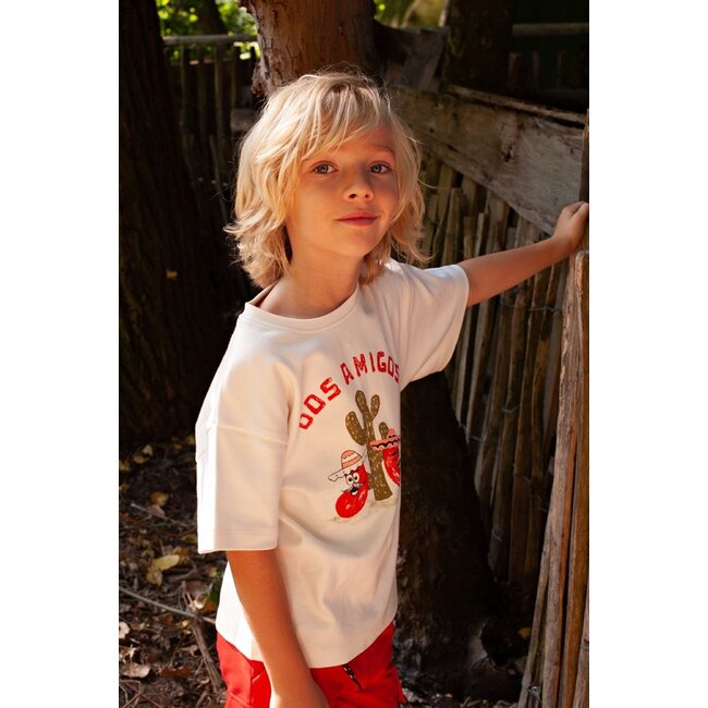 Sturdy - T-shirt Oversized Offwhite - Desert Fiesta