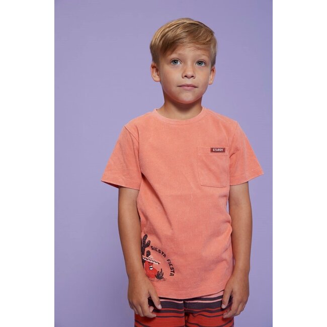 Sturdy - T-shirt Koraal - Desert Fiesta