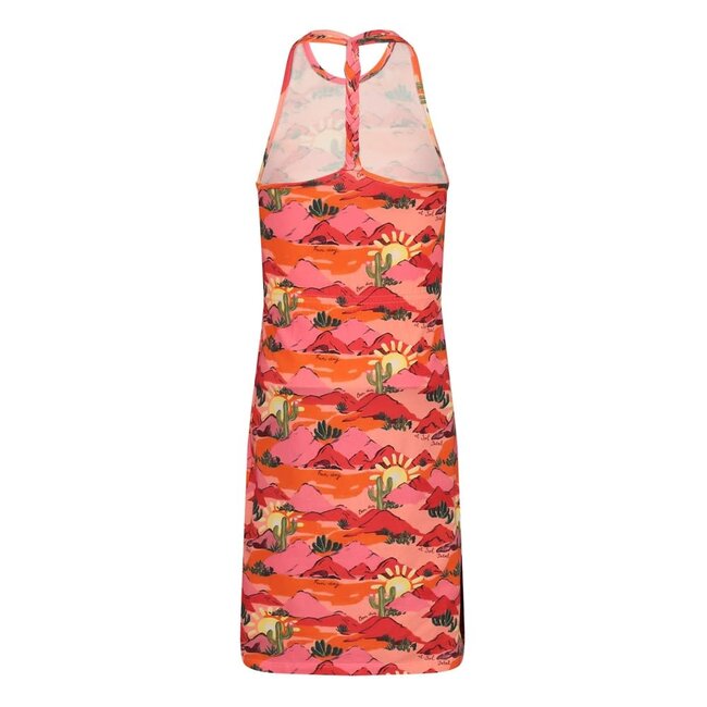 Jubel - Jurk AOP Zalm - Salsa Sunset