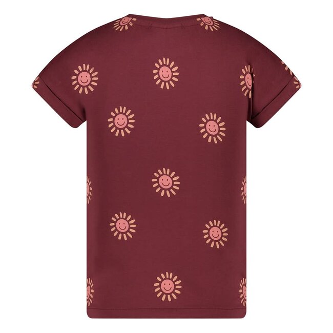 Jubel - T-shirt AOP Bordeaux - Salsa Sunset
