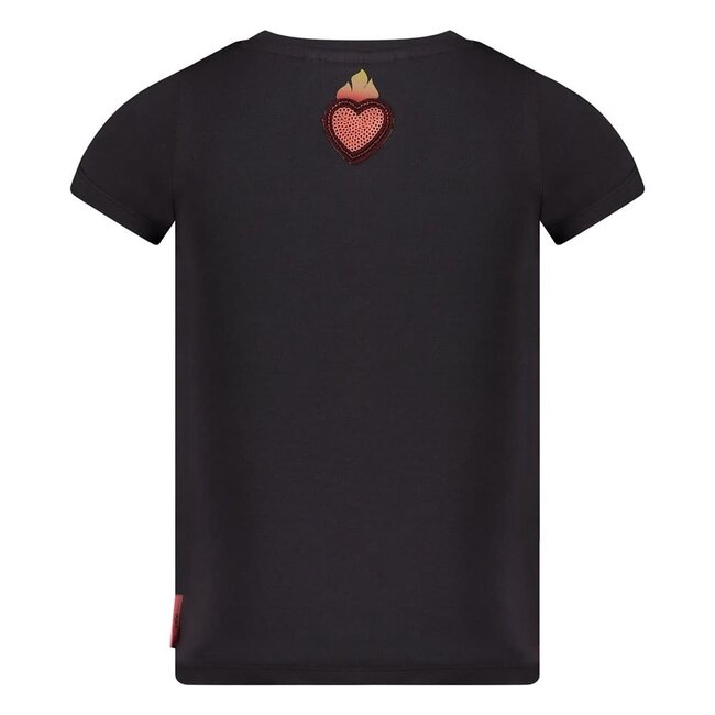 Jubel - T-shirt Antraciet - Salsa Sunset