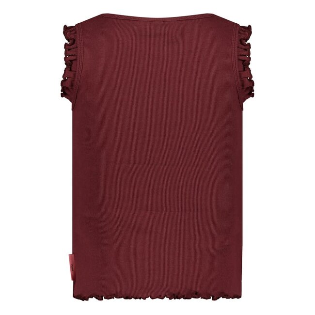 Jubel - Singlet Rib Bordeaux - Salsa Sunset