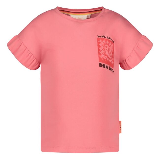Jubel - T-shirt met Backprint Roze - Salsa Sunset