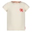 Jubel - T-shirt met Crochet Zakje Offwhite - Salsa Sunset
