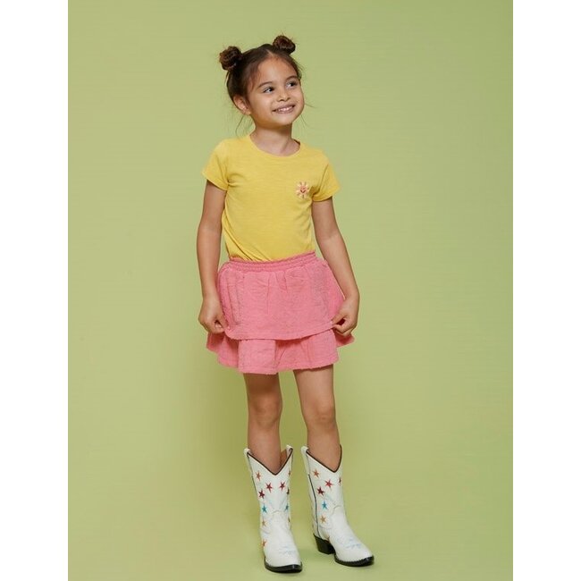 Jubel - Rok Mousseline Roze - Salsa Sunset