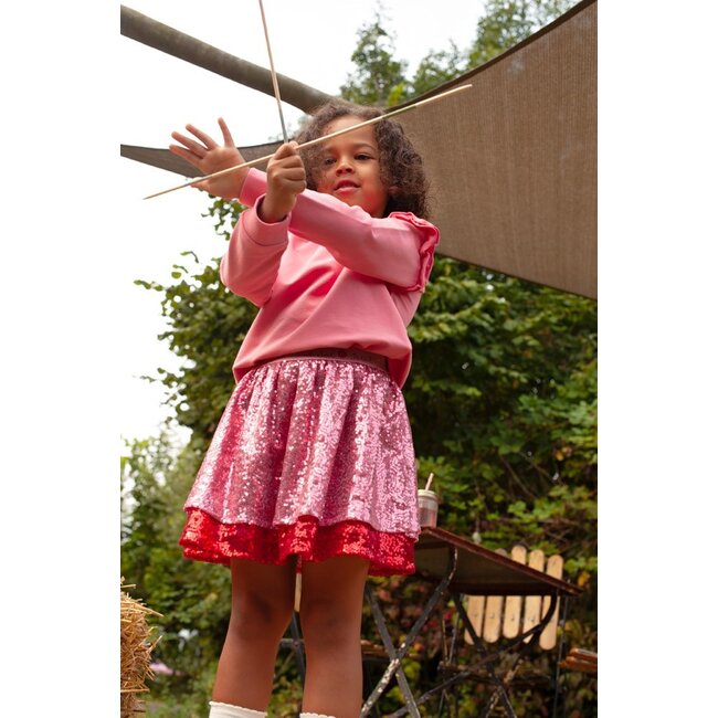 Jubel - Sweater met Backprint Roze - Salsa Sunset