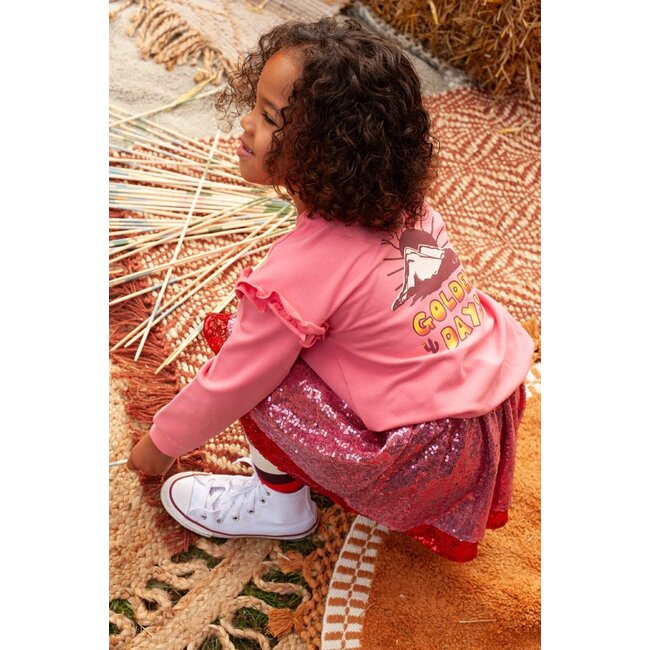 Jubel - Sweater met Backprint Roze - Salsa Sunset