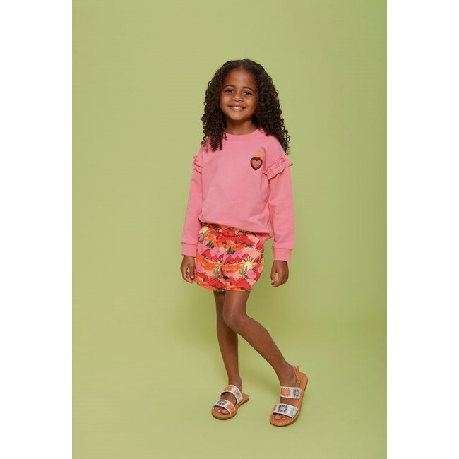 Jubel - Sweater met Backprint Roze - Salsa Sunset