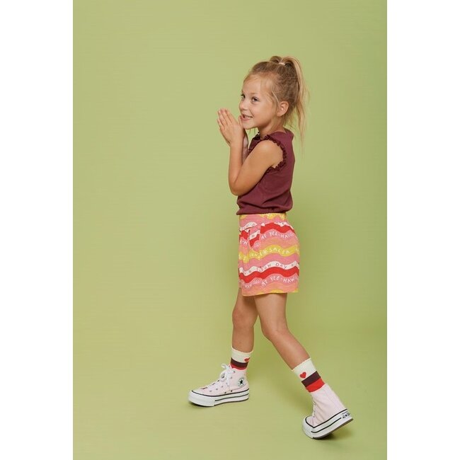 Jubel - Singlet Rib Bordeaux - Salsa Sunset