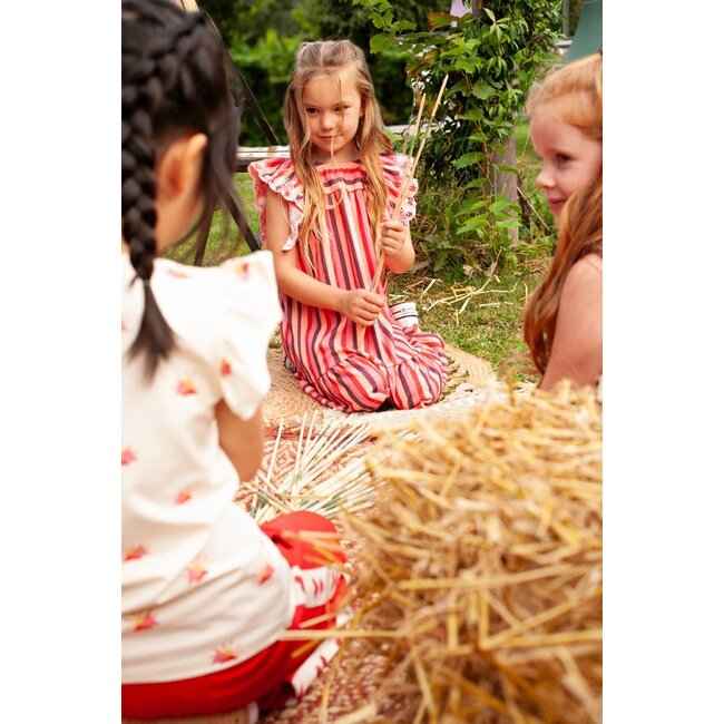 Jubel - T-shirt AOP Offwhite - Salsa Sunset