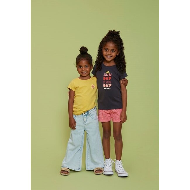 Jubel - T-shirt Geel - Salsa Sunset