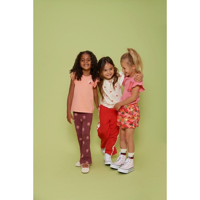 Jubel - Sporty Broek Rood - Salsa Sunset