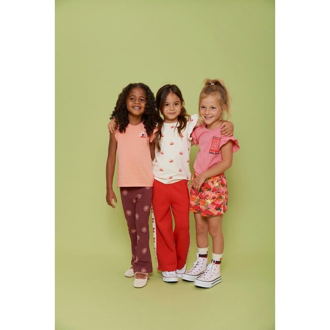 Jubel - Sporty Broek Rood - Salsa Sunset