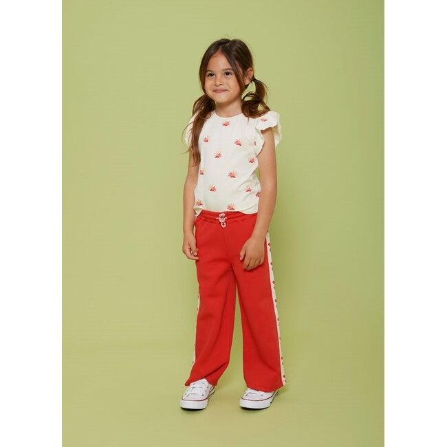 Jubel - Sporty Broek Rood - Salsa Sunset