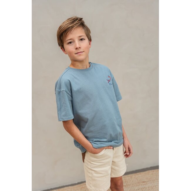 Like Flo - Tee Ediz - Blue Stone