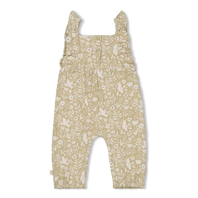 Feetje - Jumpsuit Crinkle AOP Groen - Let Your Dreams Blossom