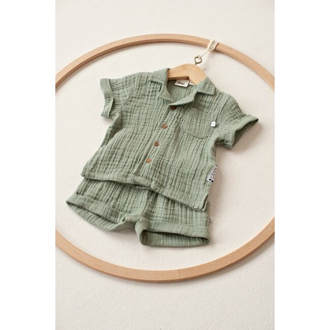 Feetje - Blouse Mousseline Zeegroen - Summer Woven