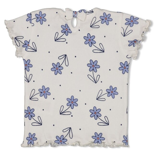 Feetje - T-shirt Rib AOP Offwhite - Summer Denims