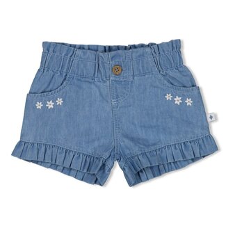 Feetje Feetje - Short Ruches Lichtblauw Denim - Summer Denims