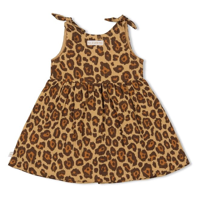 Feetje - Jurk Mousseline AOP Camel - Summer Woven