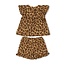 Feetje - Top + Short Mousseline AOP Camel - Summer Woven