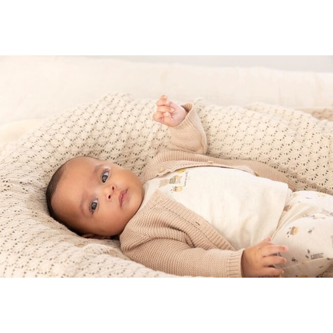 Feetje - Longsleeve Offwhite Melange - Honey Bear