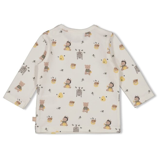 Feetje - Longsleeve AOP Offwhite - Honey Bear