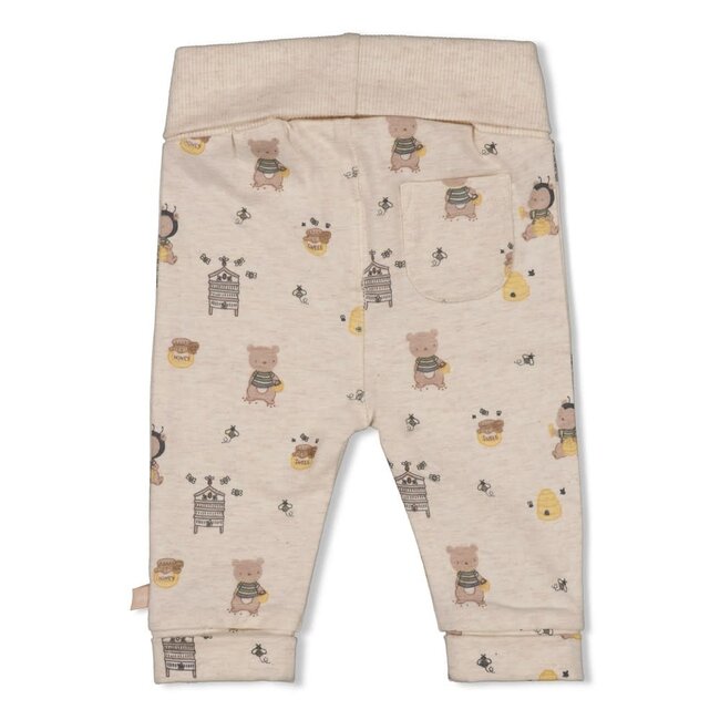 Feetje - Broek AOP Offwhite Melange - Honey Bear