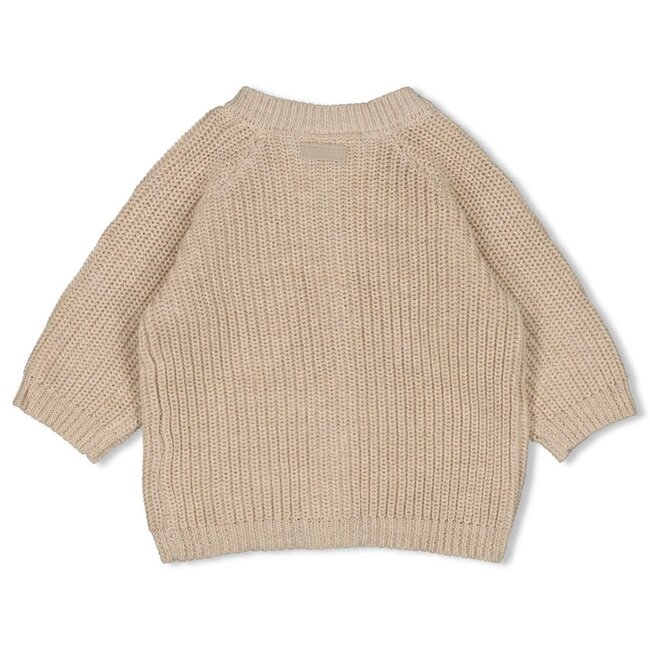 Feetje - Vestje Gebreid Taupe Melange - Elephant