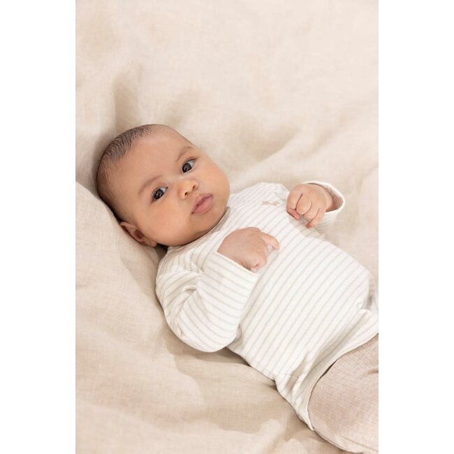 Feetje - Longsleeve Rib met Streep Mint - Elephant