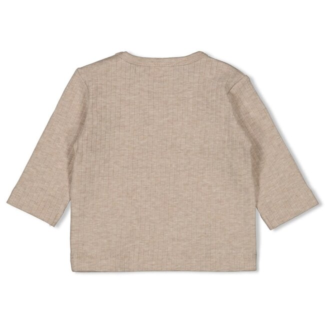 Feetje - Longsleeve Rib Taupe Melange - Elephant