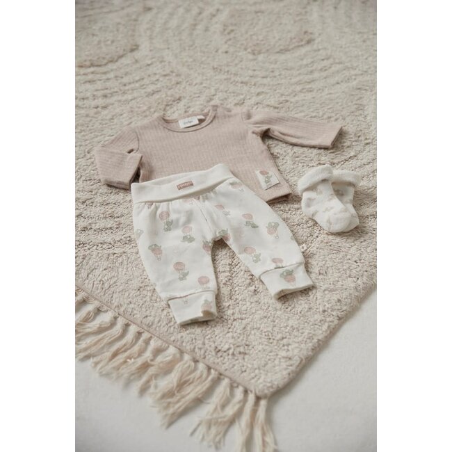 Feetje - Longsleeve Rib Taupe Melange - Elephant