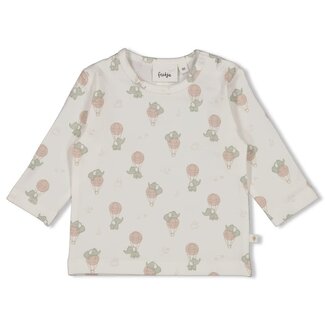 Feetje Feetje - Longsleeve AOP Offwhite - Elephant