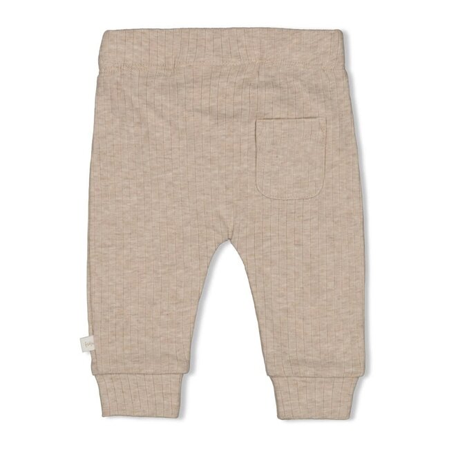 Feetje - Broek Rib Taupe Melange - Elephant