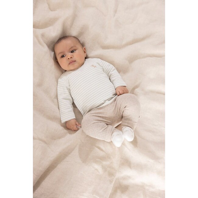 Feetje - Broek Rib Taupe Melange - Elephant