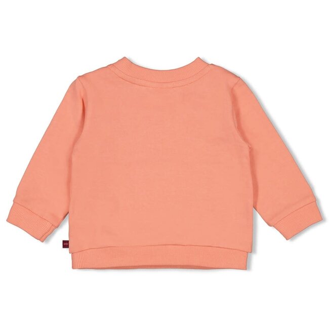 Feetje - Sweater Zalm - Salsa Sunset