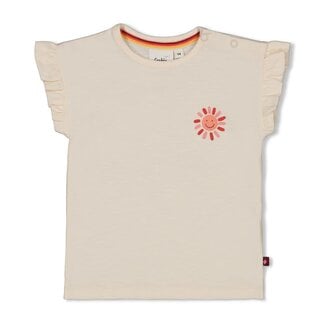 Feetje Feetje - T-shirt Offwhite - Salsa Sunset