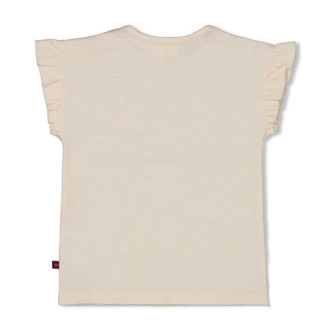 Feetje - T-shirt Offwhite - Salsa Sunset