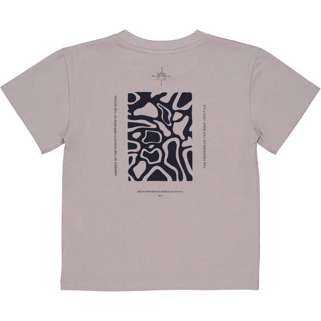 Levv - Shirt Bartu - Purple Grey