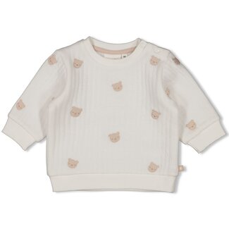 Feetje Feetje - Sweater AO Embroidery Offwhite - Honey Bear
