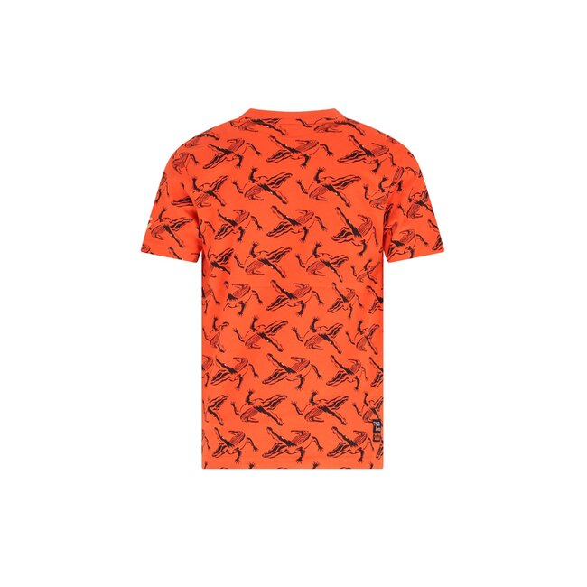 Tygo & Vito - T-shirt Thijs - Mandarin Red