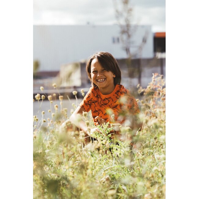 Tygo & Vito - T-shirt Thijs - Mandarin Red