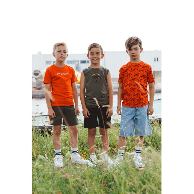Tygo & Vito - T-shirt Thijs - Mandarin Red