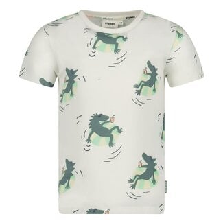 Sturdy Sturdy - T-shirt AOP Wit - Lagoon Legends